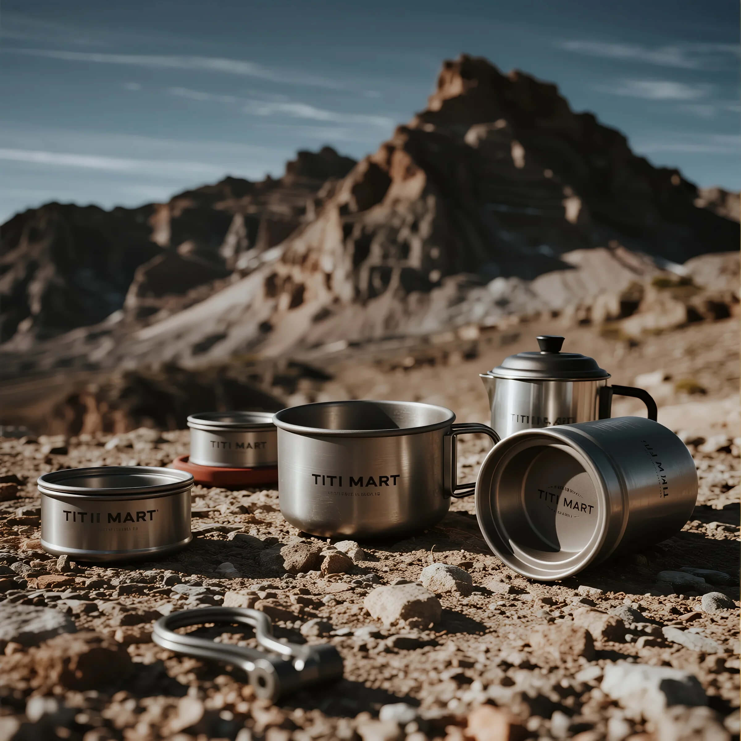 titanium high quality camping cookware