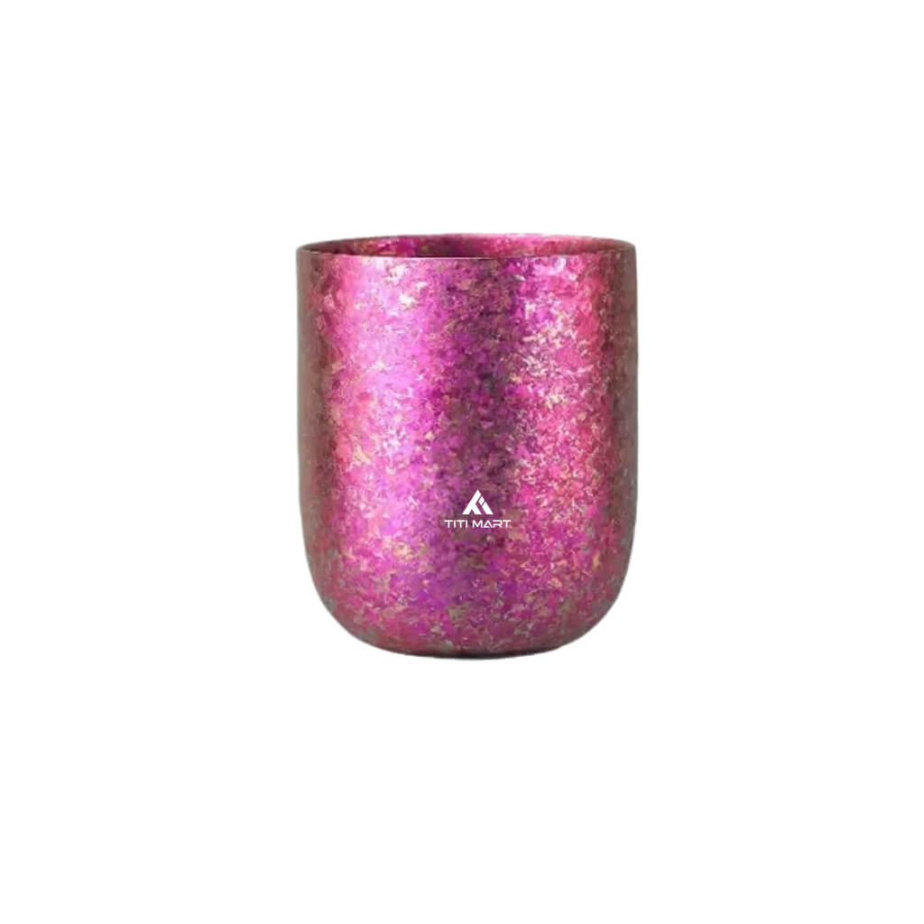 Pure titanium beer cup