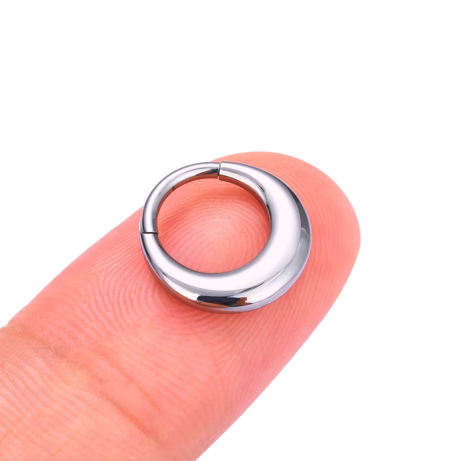 Titanium round earrings and nose rings