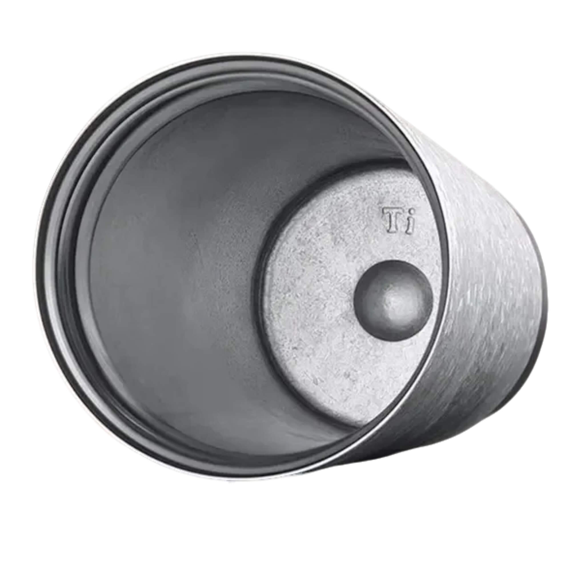 Large capacity titanium insulated coffee cup