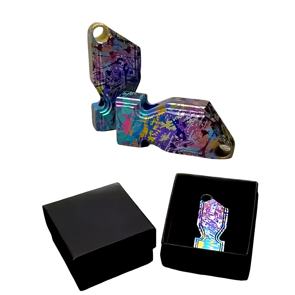 Colorful emergency whistle