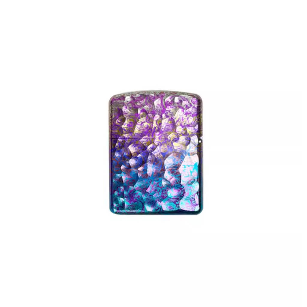 Hammered titanium Zippo case