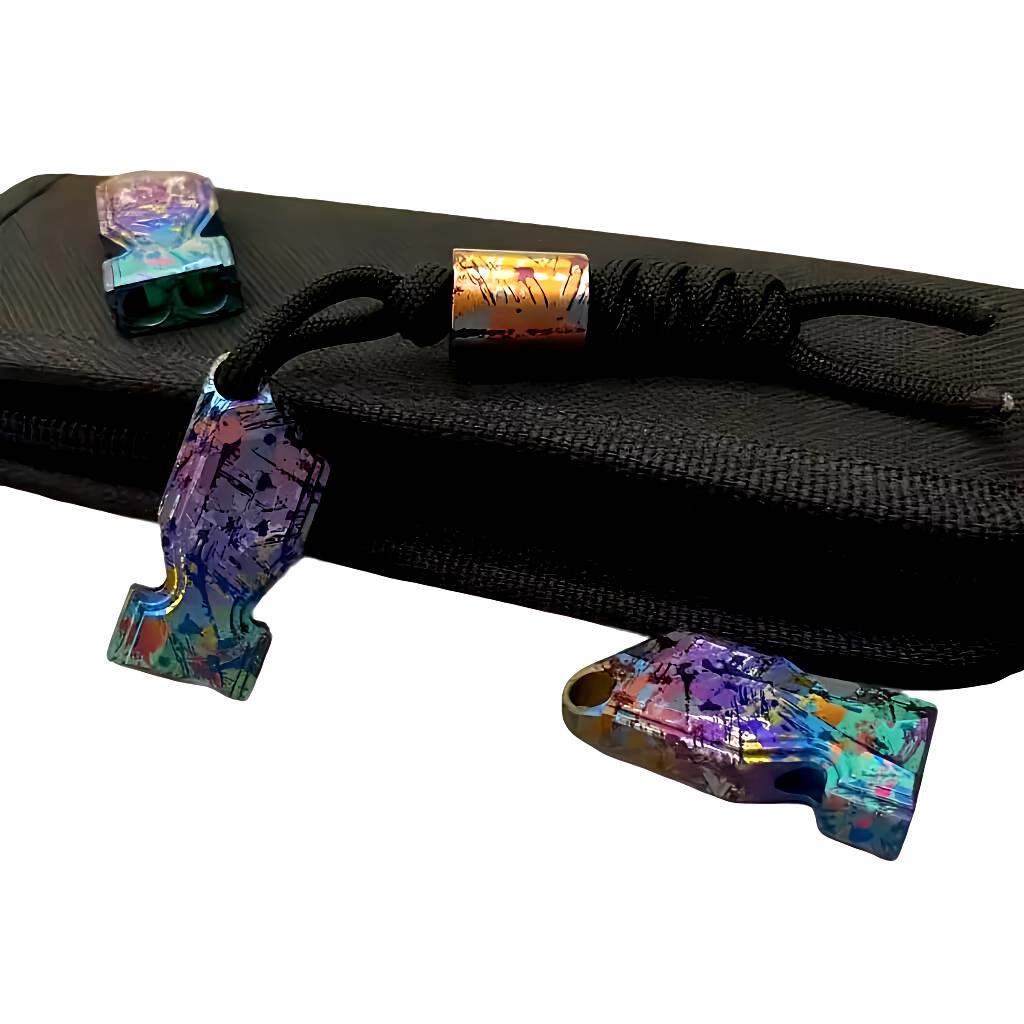 Lightweight titanium whistle