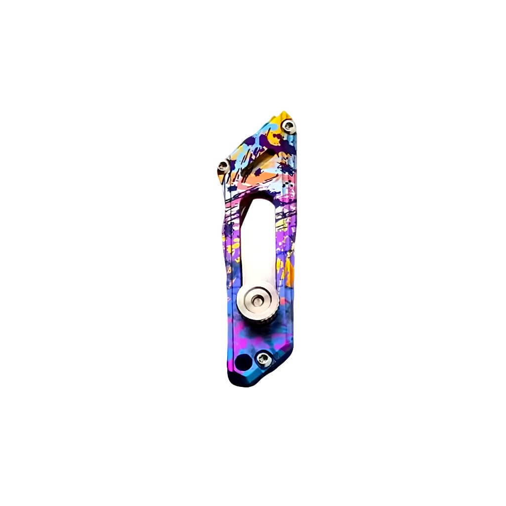 Retractable titanium knife