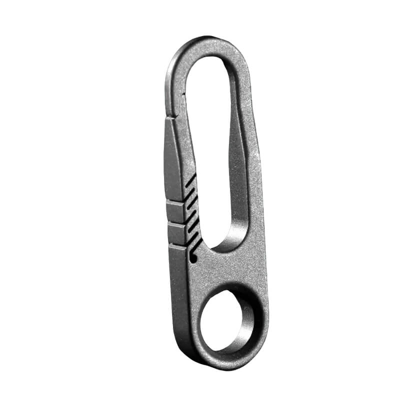 Silver metal zipper lock