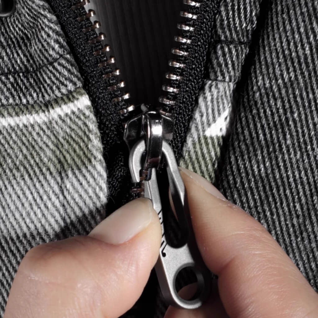 Titanium Natural Color Zipper lock