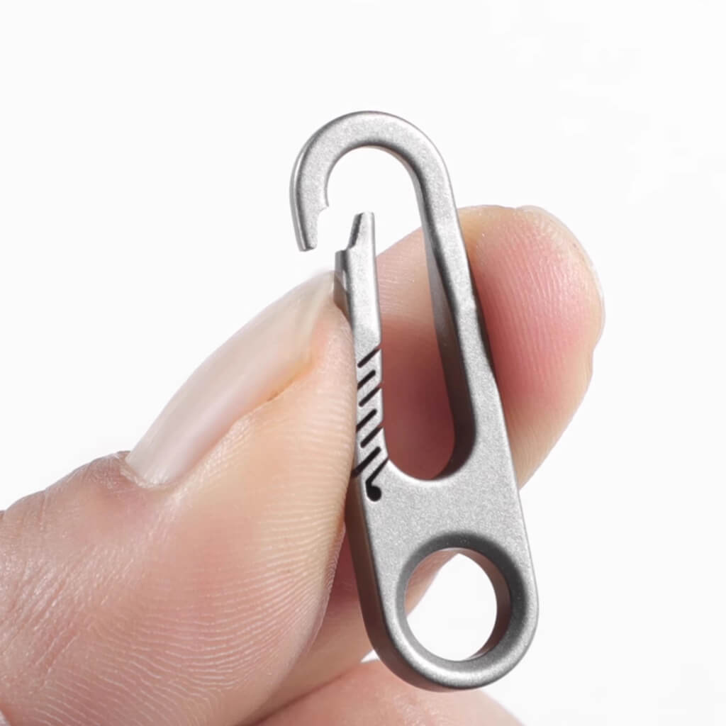 Titanium natural color zipper