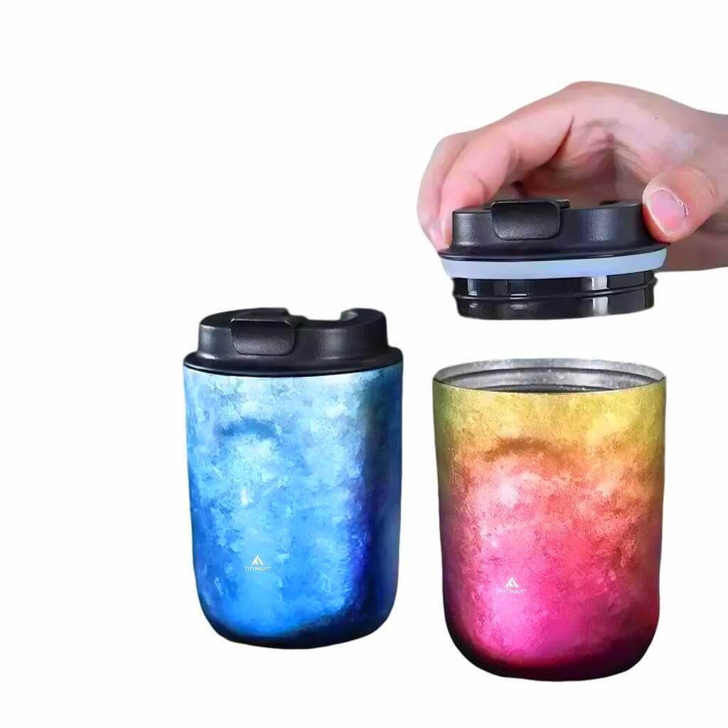Lightweight insulated coffee cup