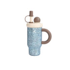 Large capacity pure titanium thermos cup