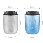 Lightweight insulated coffee cup