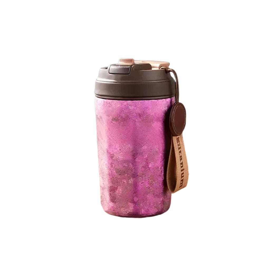 Pure titanium insulated coffee cup