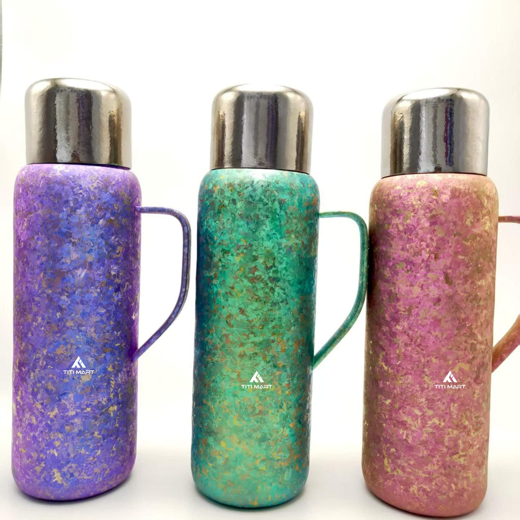 Titanium large capacity thermos