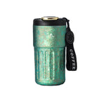 Titanium temperature display coffee cup