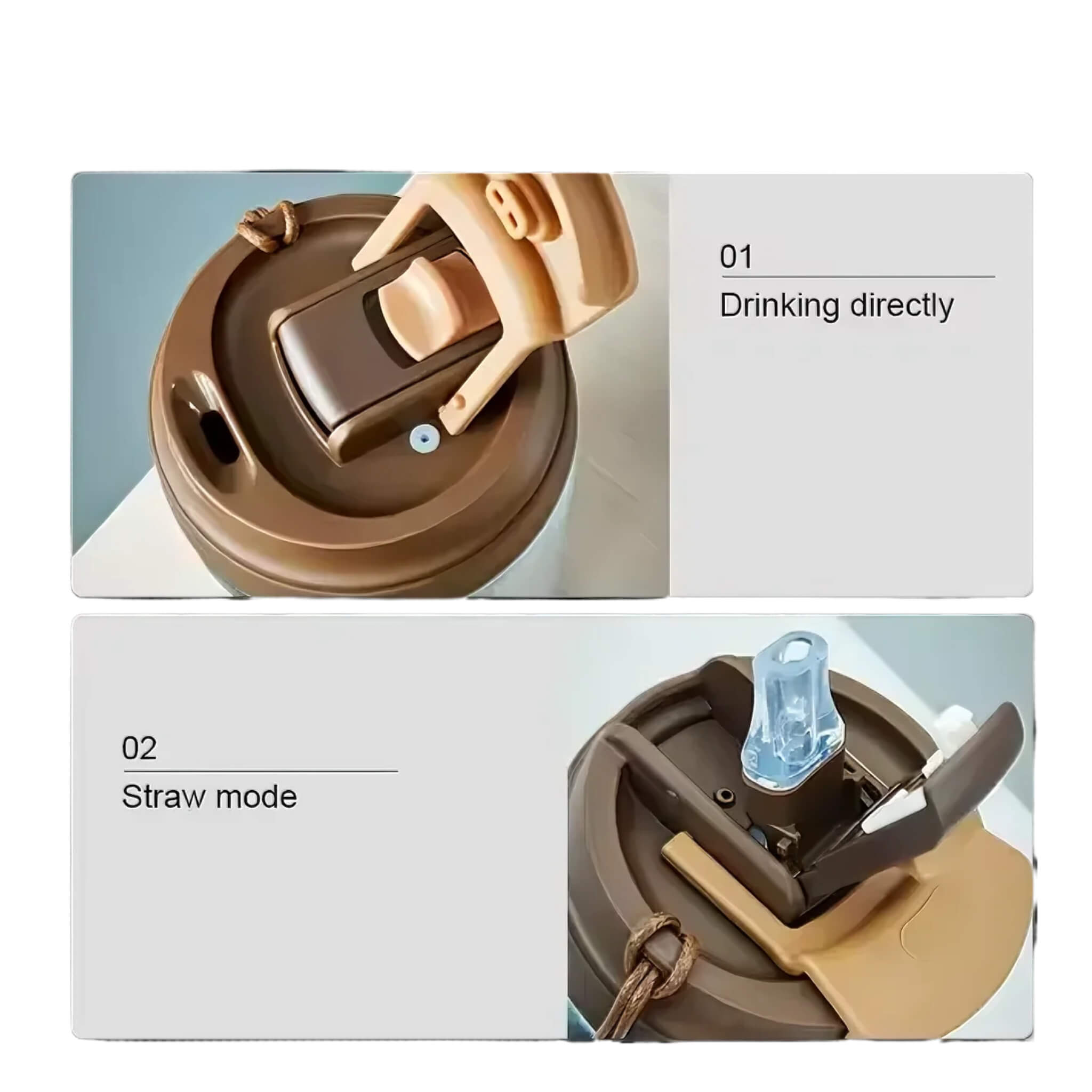 Pure titanium insulated coffee cup