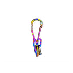 Anodized titanium keychain