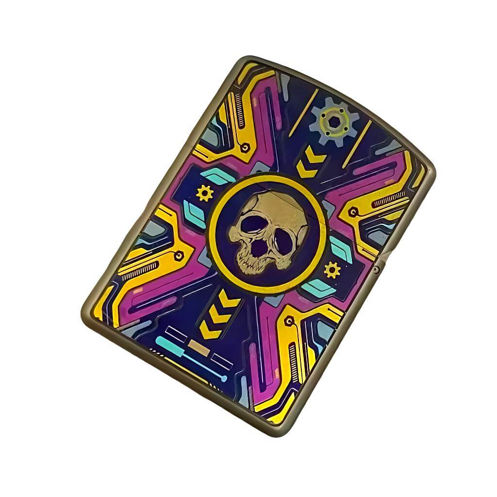 Colorful skull lighter