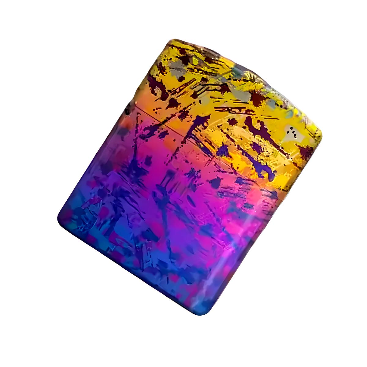 Rainbow titanium lighter