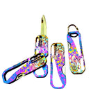 Titanium camping knife